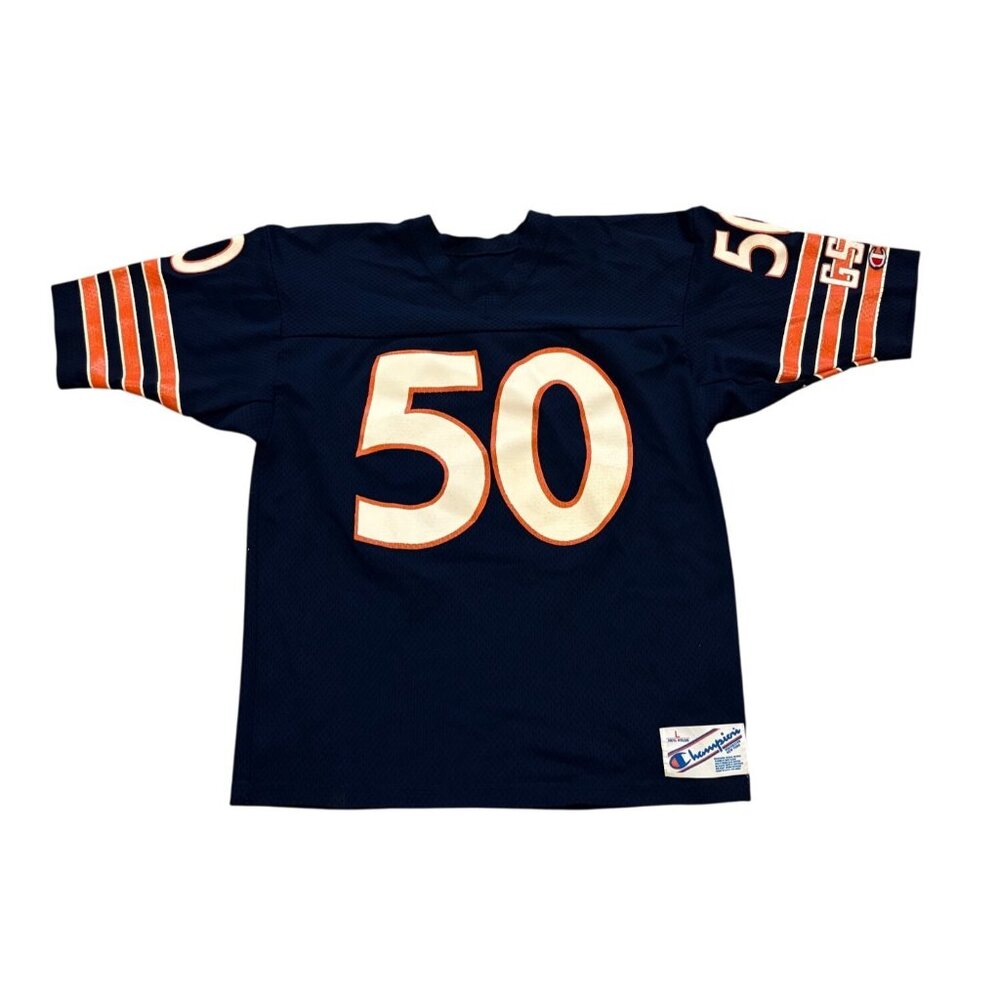 Vintage 80s Champion Chicago Bears Mike Singletary #50 NFL Football Jersey Large